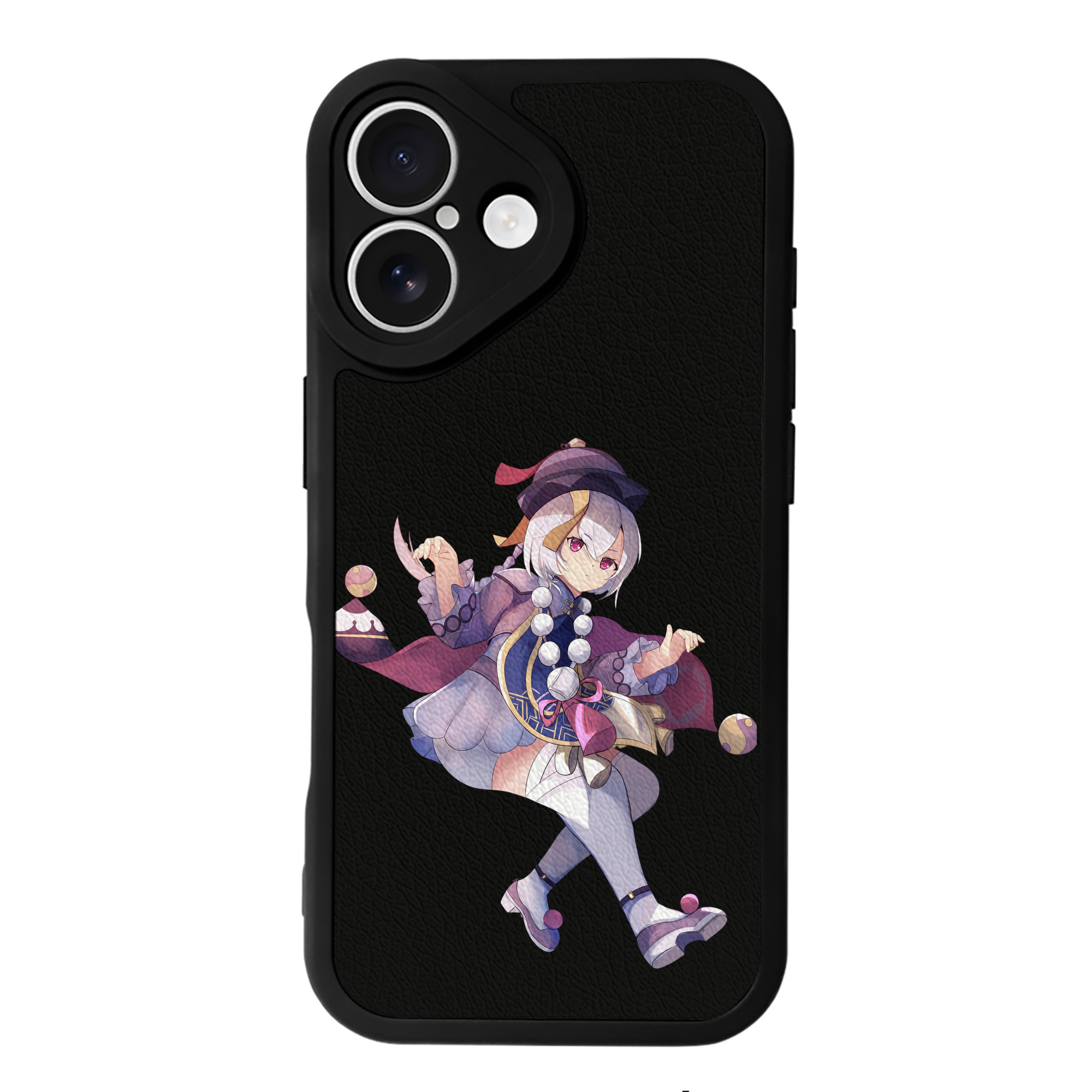 げんし神 七七 なな  genshin Nana 【iPhone 16シリーズ対応】シリコンスマホケース（レザー調） 材質：シリコン